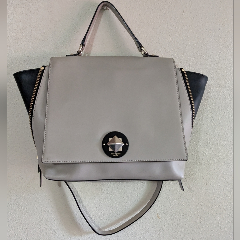 Kate Spade Clock Tower Varick Street Abbie Satchel Shoulder Bag.